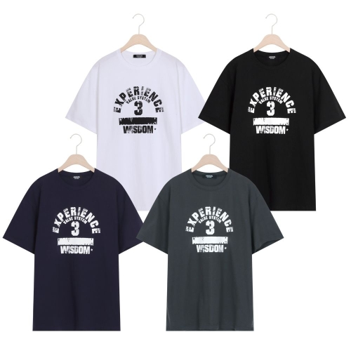 국산 여성 라운드넥 위즈덤 캐주얼 반팔 티셔츠 ODA-WSH-20291-차콜