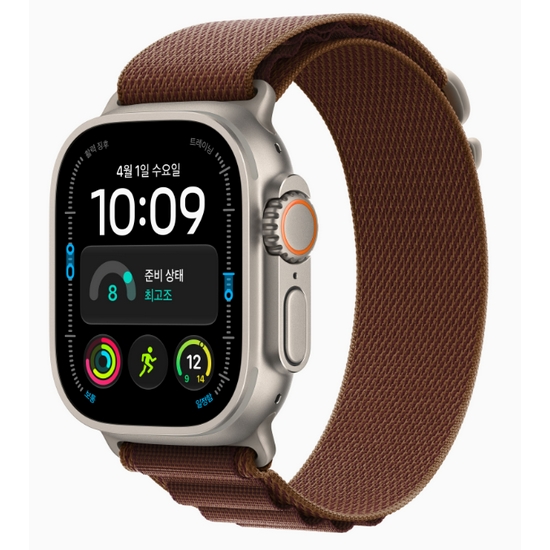 APPLE 워치 울트라4 49mm Cellular 티타늄 (내추럴_알파인루프)_이미지