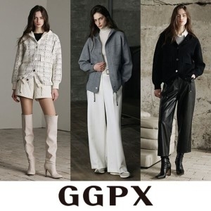 GGPX 자카드 직조 니트 하프코트1종 388841
