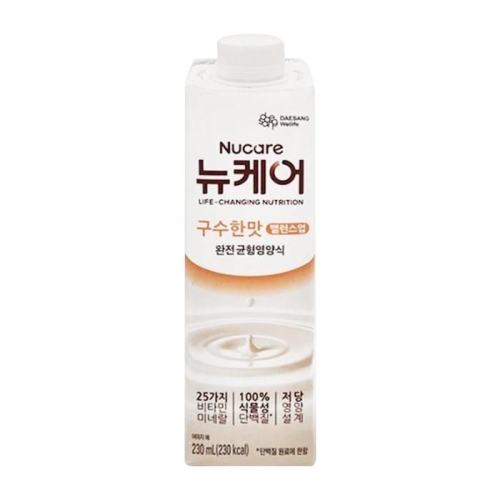 대상웰라이프 뉴케어 구수한맛 밸런스업 230ml이미지입니다. 누르면 해당 게시물로 새창이동합니다.