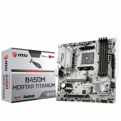 MSI B450M 박격포 티타늄