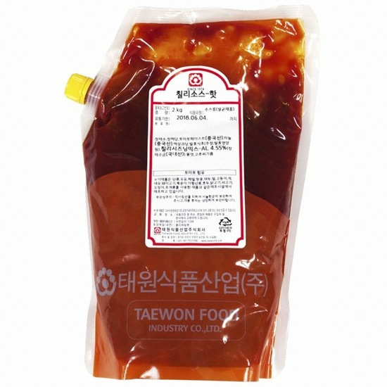 태원식품산업 칠리소스-핫 2kg (1개)