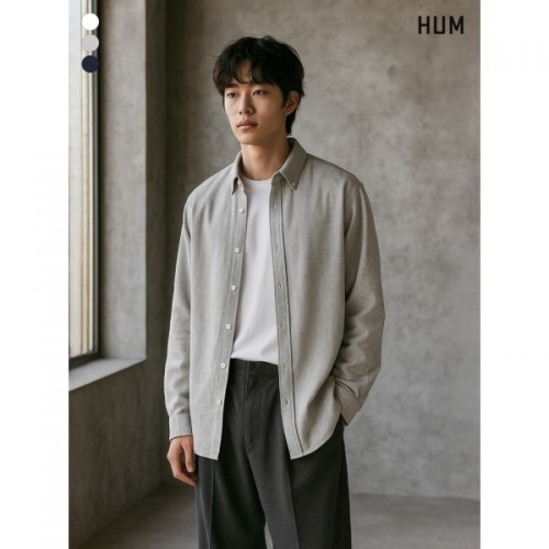 유니 코튼 베이직 셔츠 H174H201A 382615