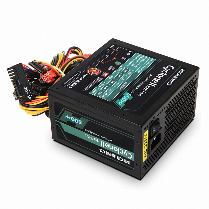 ����ũ�δн� Cyclone II 500W +12V Single Rail