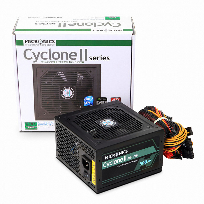 마이크로닉스 Cyclone II 500W +12V Single Rail_이미지