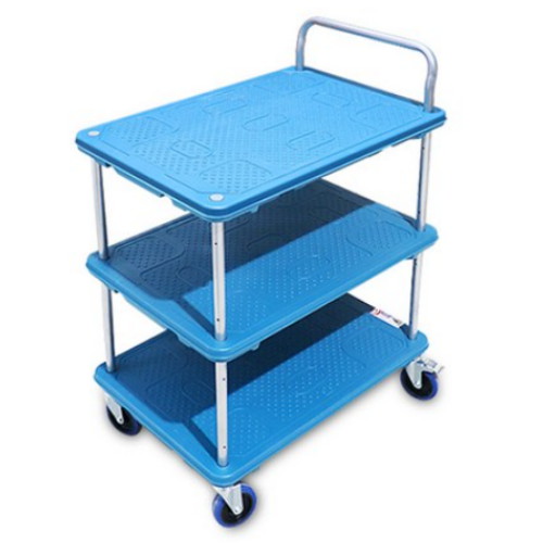 피카 3단 단면 서빙카트 대형 LTP-3-1SB300-L-P