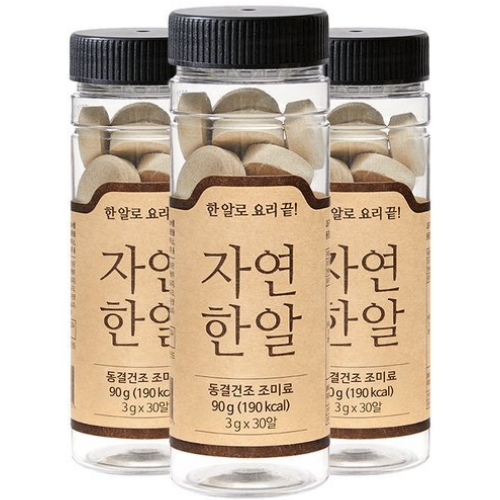 자연한알 한 알로 요리 끝! 90g (3g x 30알) (3개)_이미지