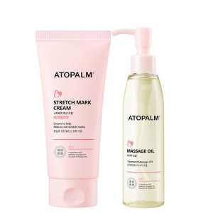 아토팜 매터니티 케어 스트레치 마크 크림 150ml + 마사지 오일 120ml이미지입니다. 누르면 해당 게시물로 새창이동합니다.