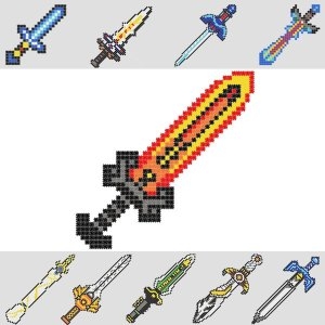 [불명] 디폼블럭 칼15 만들기 패키지 도안 포함