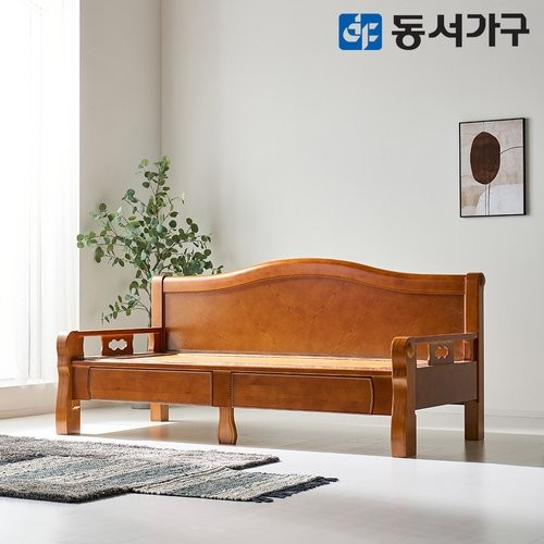 동서가구 M52 편백 인볼브 적용 수납형 흙소파 MS (황토)