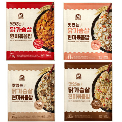 미트리 맛있는 닭가슴살 현미볶음밥 4종 (5개)_이미지