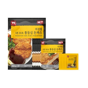튀겨나온 1분 30초 통등심 돈까스 650g