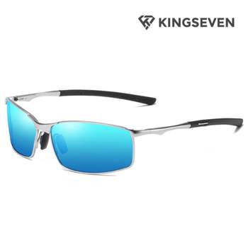 킹세븐 985IMI90 남성 스포츠 선글라스 편광 미러 블루미러_이미지