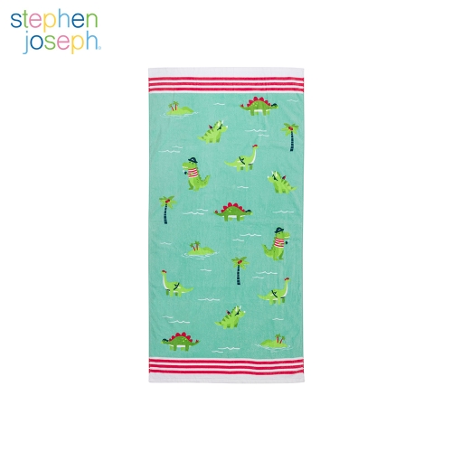 프린티드 비치타월 공룡