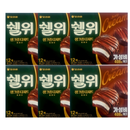 오리온 쉘위 카카오 408g (6개)_이미지