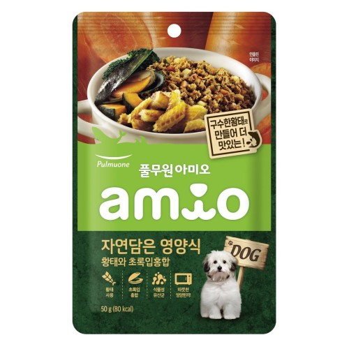 아미오 자연담은 영양식 황태와 초록입홍합 50g (8개)_이미지