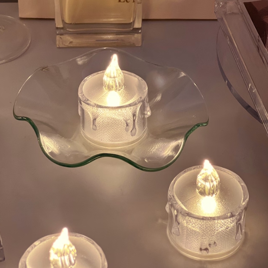 이이공브이샵 LED 꼬마 멜팅 캔들 미니양초_이미지