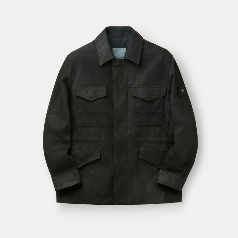  시리즈 남성 덴버 사파리 가죽 점퍼 SAUDS26101BKX