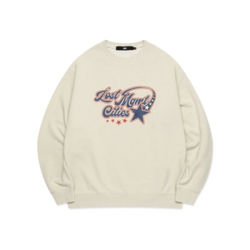 엘엠씨 LMC STAR WESTERN SWEATSHIRT sand 0LM45SSW702SND