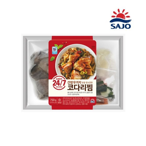사조 간장우거지 코다리찜 750g/코다리찜 밀키트 750g 1개_이미지