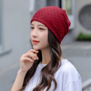 라일리 Rly 멀티스카프 로즈앤 데일리 비니 2p세트 와인 원 29557629_이미지