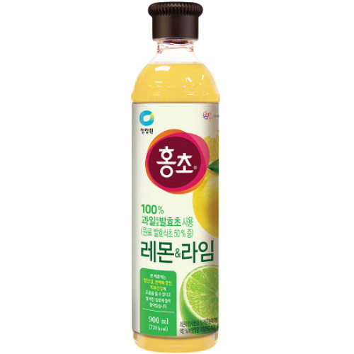 대상 청정원 홍초 레몬&라임 900ml (6개)_이미지