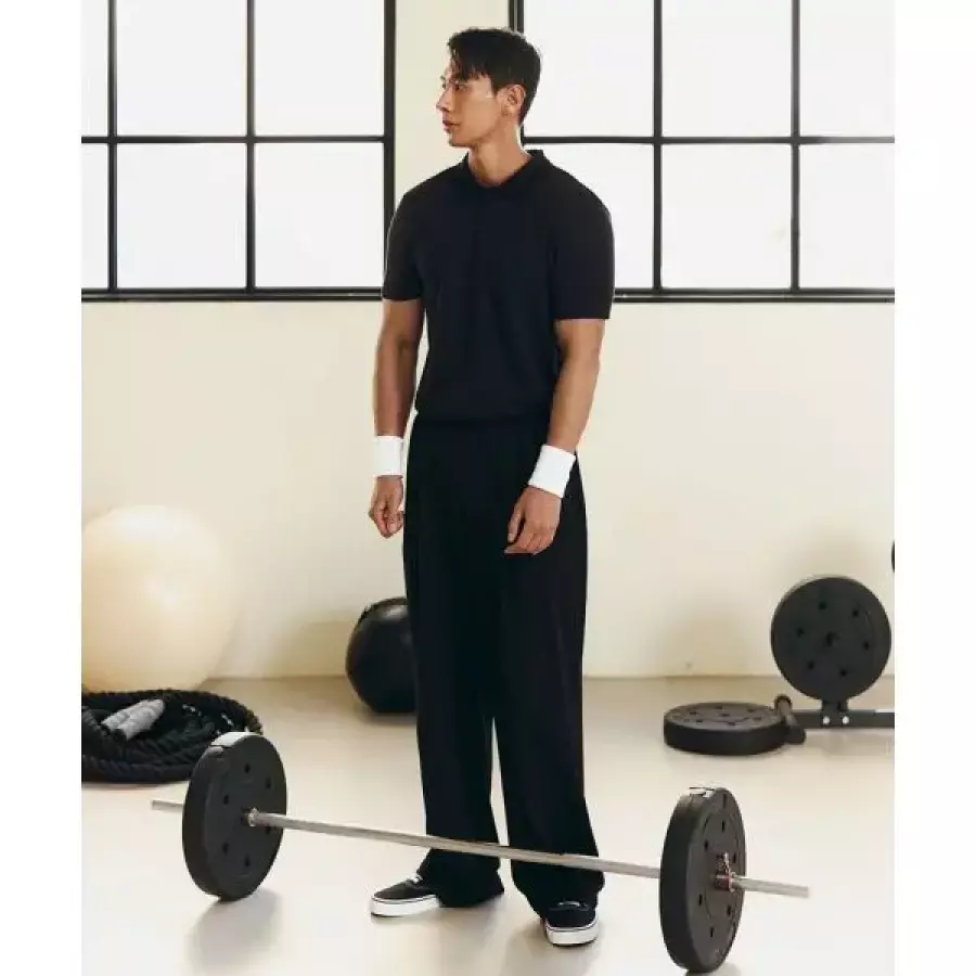 STANDARD SPORTS 코튼메쉬 핀턱 와이드 팬츠 4color M61001APL15 161680