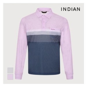 세정 인디안 컬러블록 프린트 티셔츠-MITAL4S1231