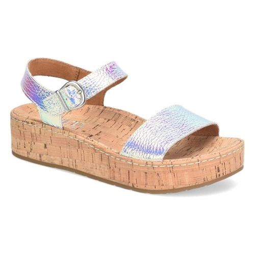 Born 여성용, 사리 샌들, 실버 멀티 164353