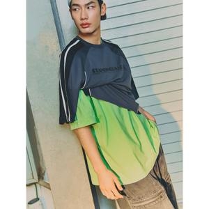  에잇세컨즈 티셔츠 반팔 파이널 스탠딩 그래픽 라이트 그린 264542DY3L XXL 연두색