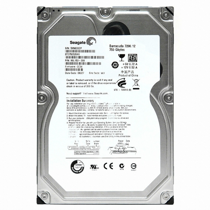 Seagate BarraCuda 7200.12 SATA2/7200/32M