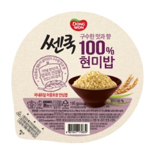 동원F&B 쎈쿡 100% 현미밥 195g (3개)_이미지