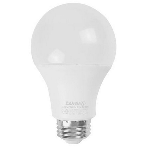 루미앤 LED 3단 디밍 벌브 전구 전구색 6W