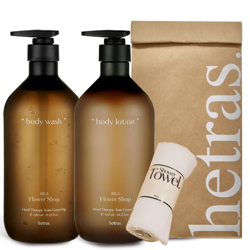 헤트라스 호텔테라피 퍼퓸 바디 워시 로션 대용량 세트 1013ml (1세트)_이미지