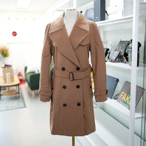 버버리 여자 트렌치 코트 80039761 크랜스톤 카멜 울 캐시미어 혼용 명품 선물