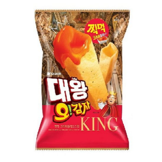 오리온 대왕 오감자 찍먹 크리미칠리소스맛 134g (10개)