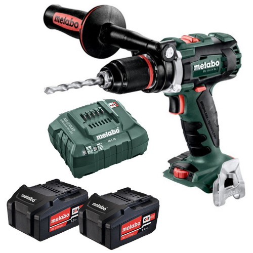 메타보 BS 18 LTX BL I (LiHD 5.2Ah, 배터리 2개)