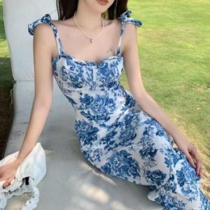 오노마 ONM 여름여행패션 해외 비치룩 꽃무늬 샤랄라 썸머원피스 37326816