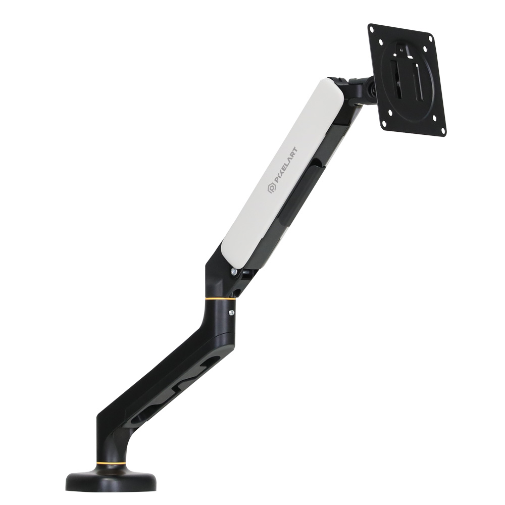 A100 싱글 모니터암 블랙