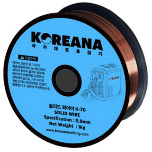 코리아나용접기 용접봉 K-70 1kg (0.9mm)_이미지