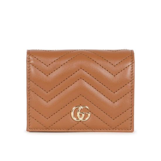 Portafoglio GG Marmont 스몰 in pelle trapuntata chevron 466492AAET8271..