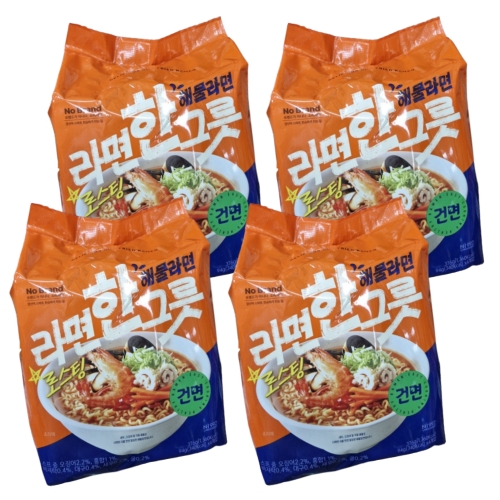 이마트 노브랜드 라면한그릇 해물라면 94g (16개)_이미지