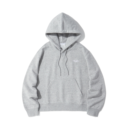 인터크루 자수 로고 후드풀오버 M그레이 ITY3TH33GMG