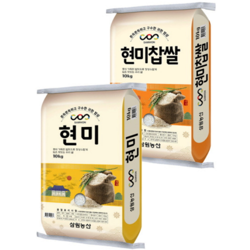 삼원농산 현미 10kg + 현미찹쌀 10kg (1개)_이미지