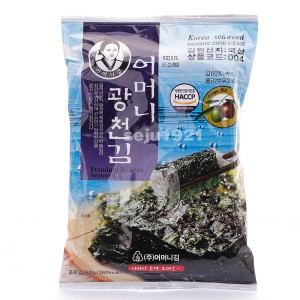 광천어머니김 전장김 60g 20봉 1box 식탁김 도식락김 돌자반 김밥김 김자반