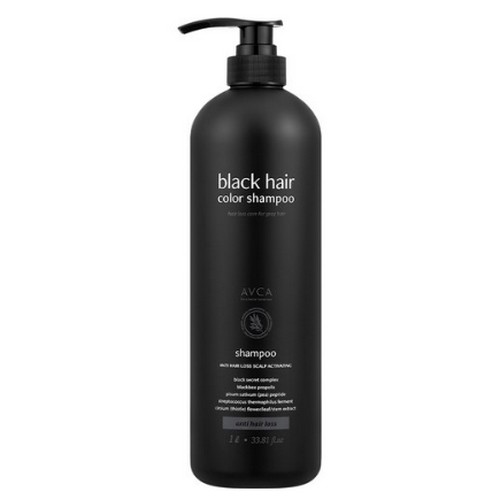 블랙 헤어 컬러 샴푸 1000ml