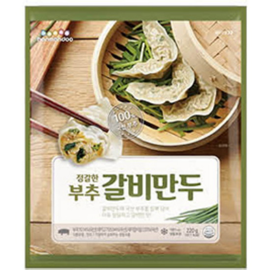 한만두식품 정갈한 부추갈비만두 220g (1개)
