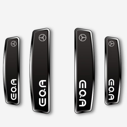 DXSOAUTO 블랙 쉴드 엠블럼 도어가드 (벤츠 EQA)