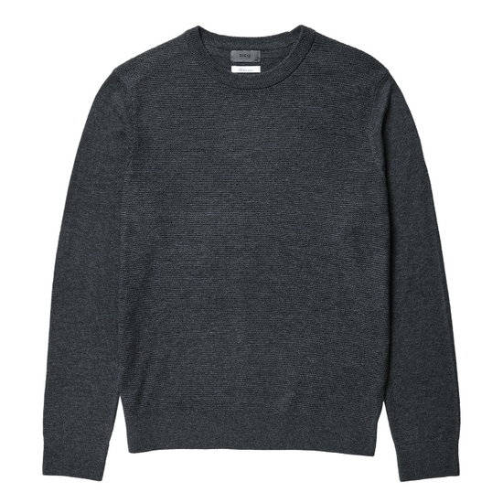 신원 지이크 그레이 와플 짜임 니트 PPUCI8502