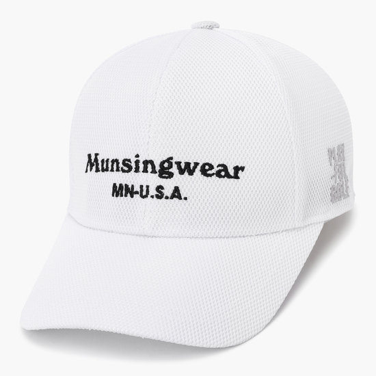 데상트골프 먼싱웨어 메쉬캡 화이트 MR221MCP41